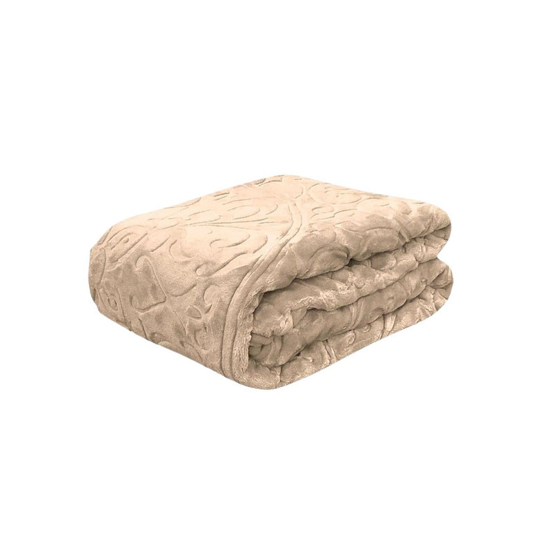 پتو یک نفره گلبافت مدل الوان گل برجسته سایز 220x160 سانتی‌متر
