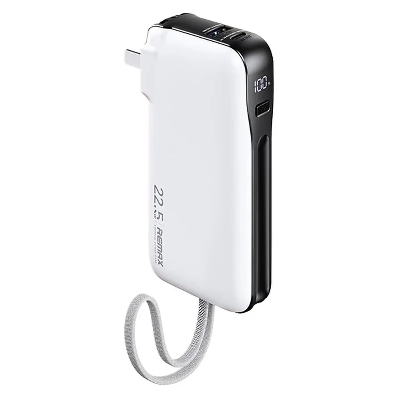 پاوربانک ریمکس مدل RPP-36-20W+22.5W-iPh Cabled ظرفیت 10000 میلی آمپرساعت
