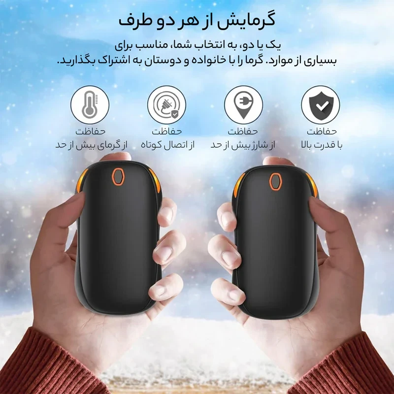 پاوربانک مدل OT-91 ظرفیت 5000 میلی آمپر ساعت بسته 2 عددی