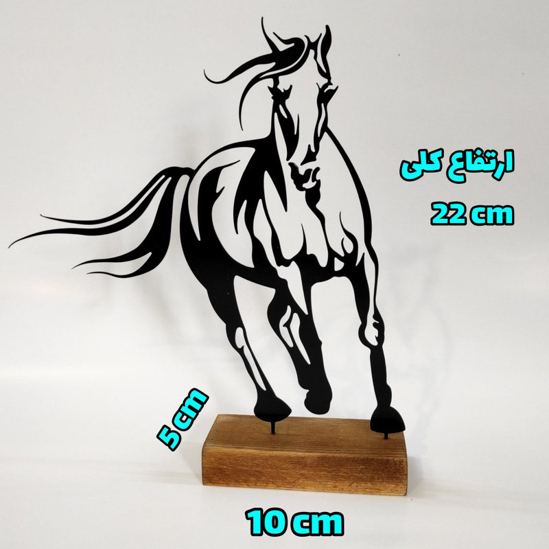 تندیس نیتا متال مدل اسب شبدیز