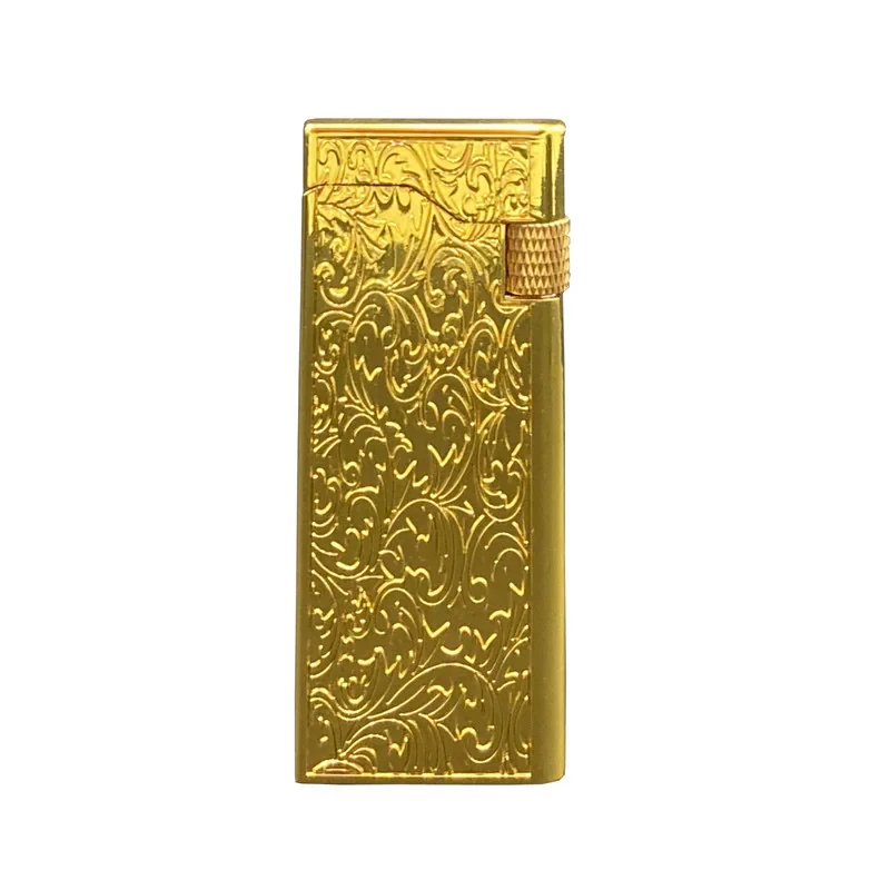 فندک گازی مدل چرخ بغل باریک طرح اسلیمی کد DKD-1304