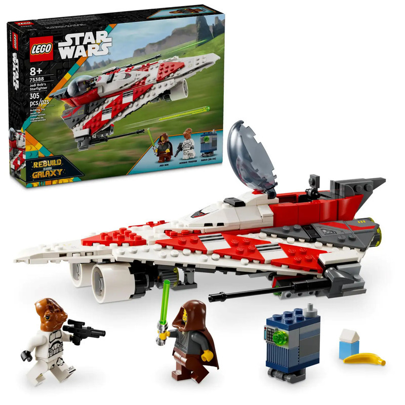 لگو سری استاروارز مدل Jedi Bob's Starfighter کد 75388
