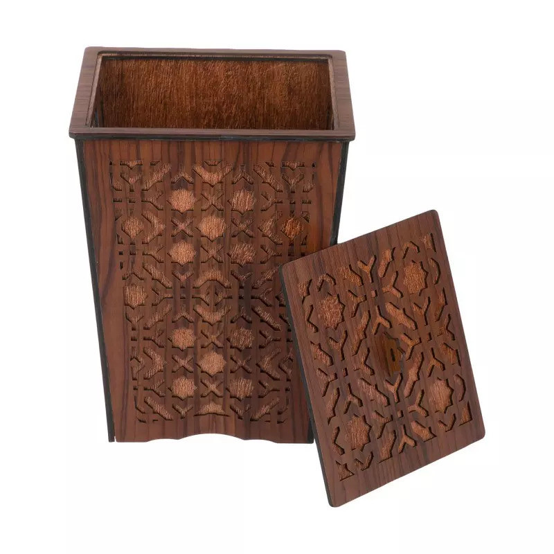ست سطل و جای دستمال کاغذی کد 034b
