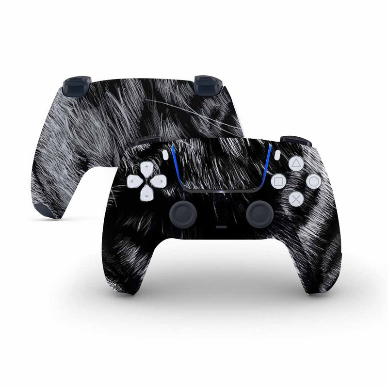 برچسب کنسول و دسته بازی و هدفون PS5 هاماگراف مدل Black Tiger