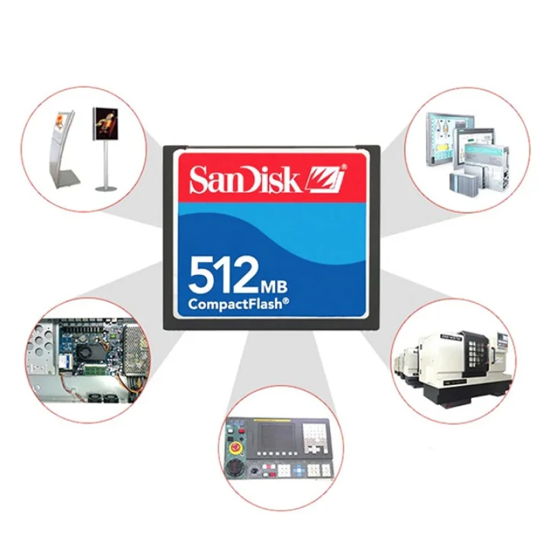 کارت حافظه CompactFlash سن دیسک مدل SDCFJ-512-A10 ظرفیت 512 مگابایت