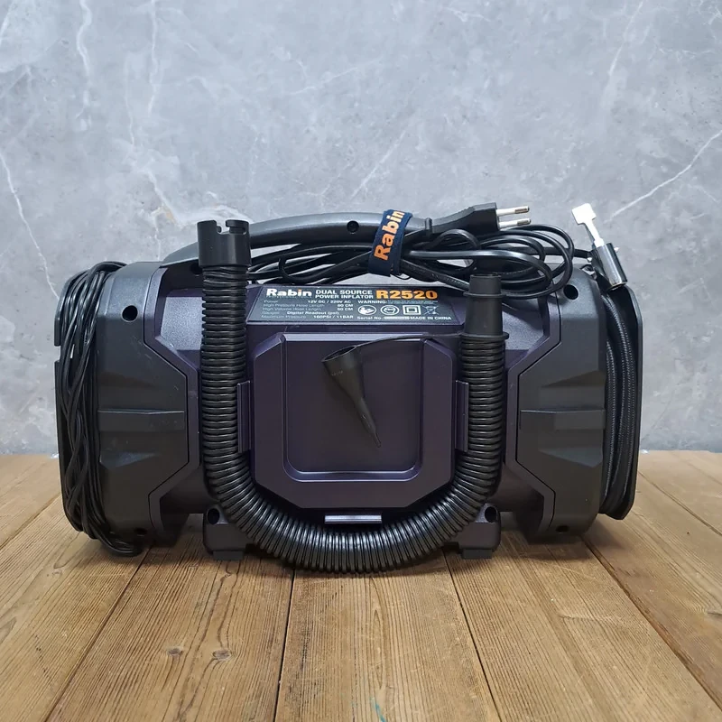 کمپرسور فندکی و برقی رابین مدل 12V سه حالته