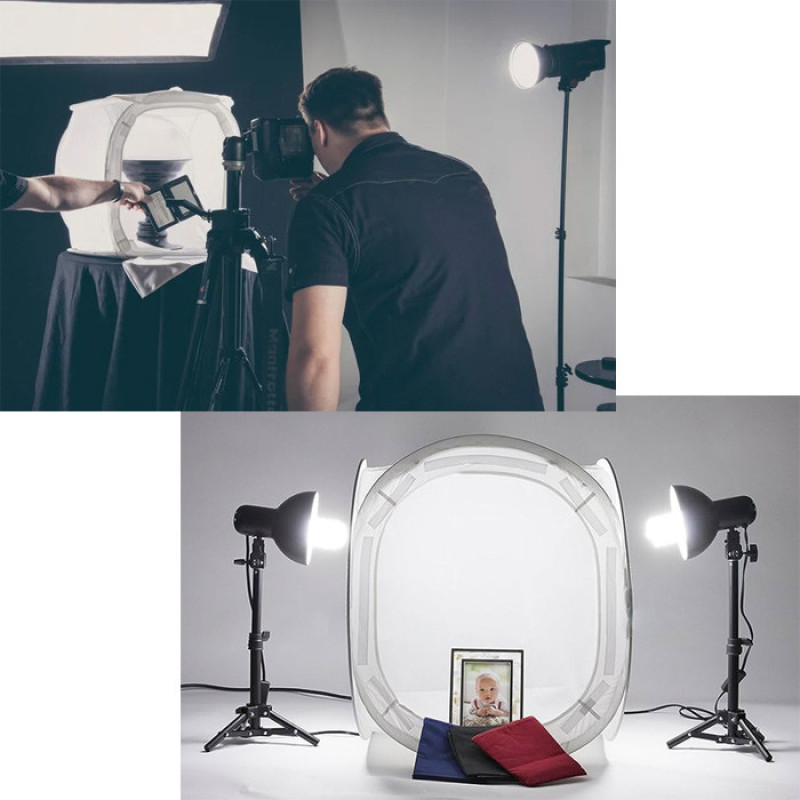 چادر عکاسی زومی مدل Folding portable ابعاد 120x120 سانتی متر