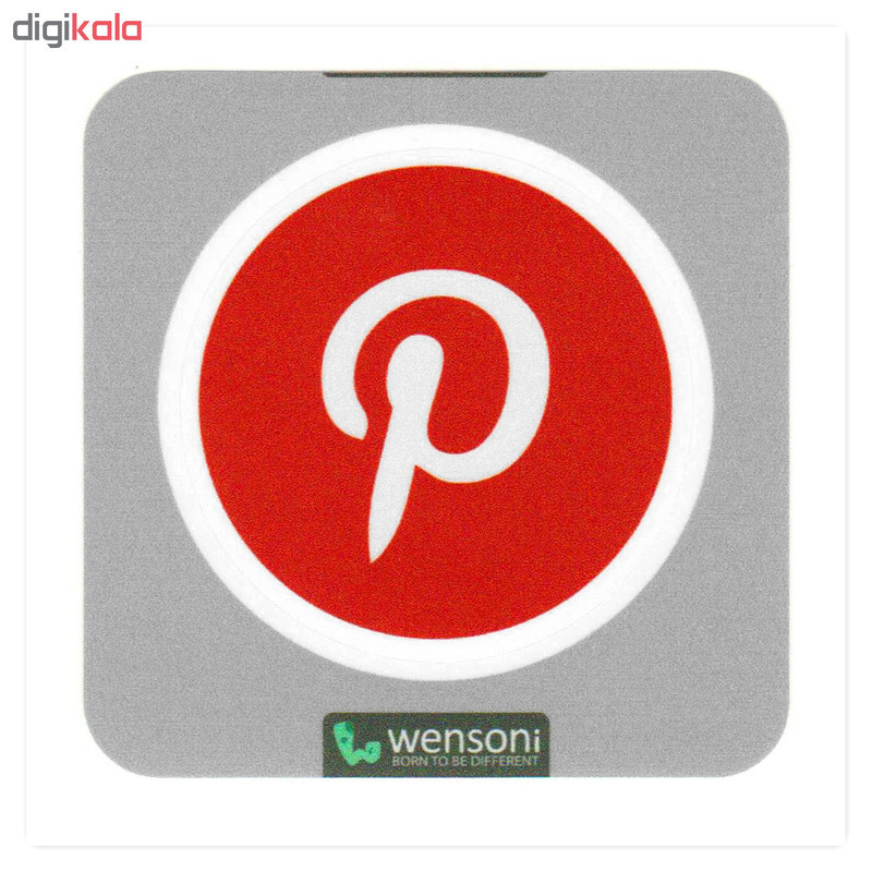 استیکر ونسونی طرح Pinterest Rounded Logo