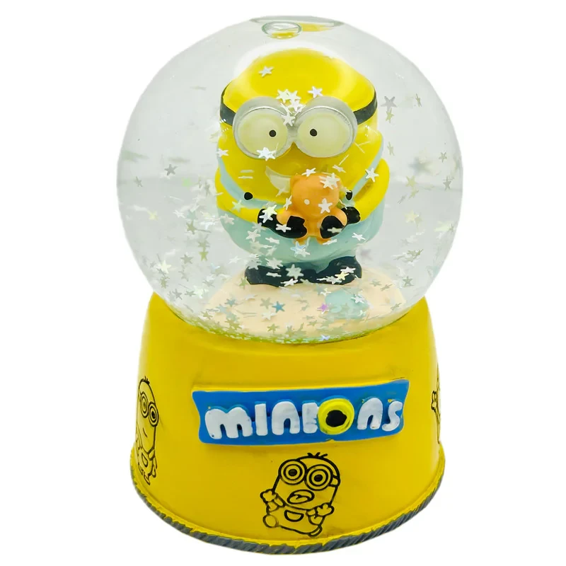 گوی چراغ‌دار مدل minions طرح مینیون و خرس عروسکی کد A6378