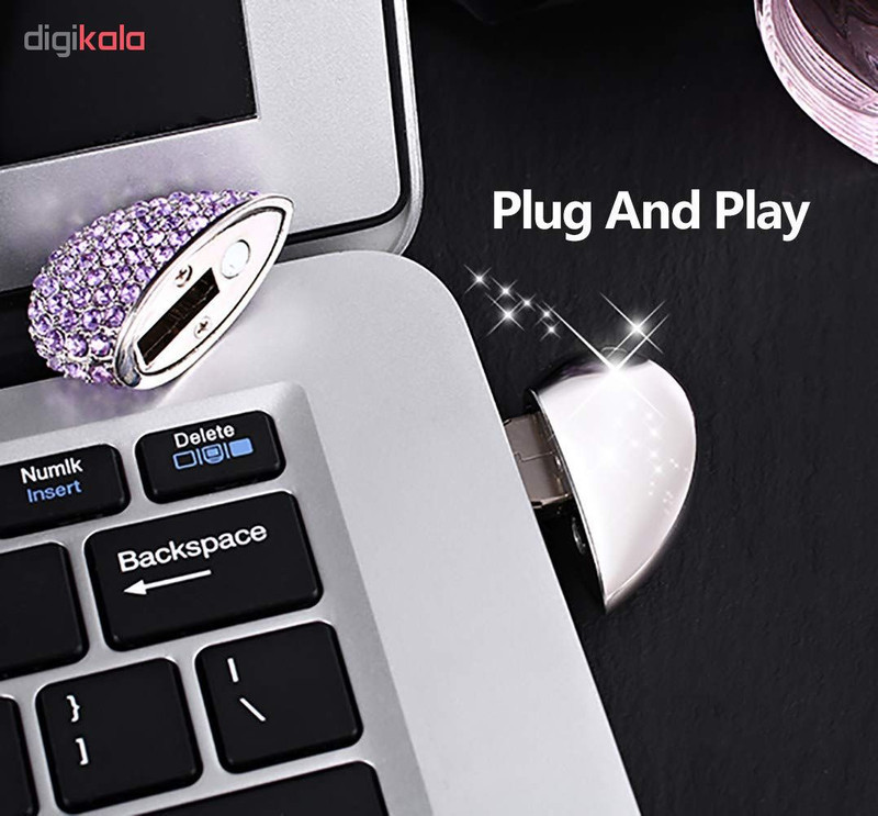 فلش مموری مدل heart6004 ظرفیت 16 گیگابایت