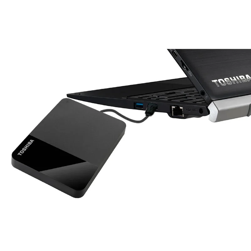 هارد اکسترنال توشیبا مدل Canvio Ready ظرفیت یک ترابایت دارای رابط USB Type-A 3.2