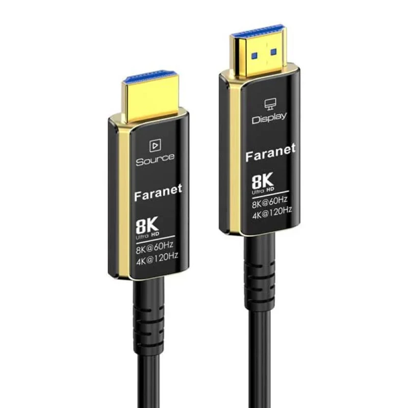 کابل HDMI 2.1 فیبر نوری فرانت مدل FN-H8FC100 طول 10 متر