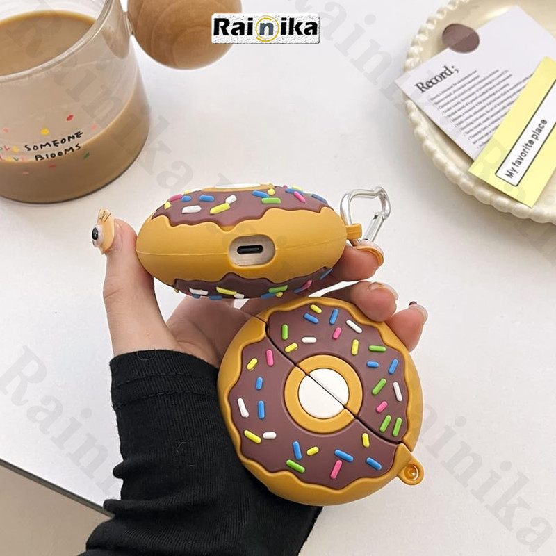 کاور رینیکا مدل Galaxy 3Pro Donut مناسب برای کیس هدفون سامسونگ Galaxy Buds 3  Buds 3 Pro (2024)  Buds 3 Fe (2025)