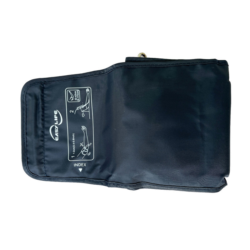 فشارسنج دیجیتال بازویی ایزی لایف مدل BP313A با قابلیت اندازه‌گیری فشار خون و ضربان قلب، تشخیص آریتمی، بازوبند قابل شستشو، منبع انرژی باتری و کابل USB، مناسب بازو 22 تا 42 سانتی‌متر