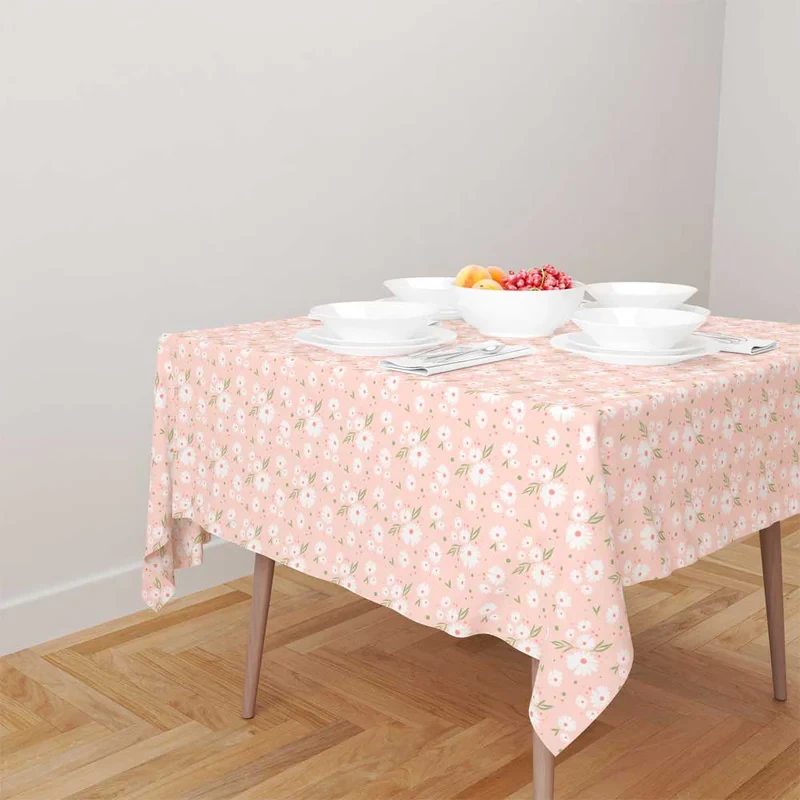 رومیزی مدل گلدار شش نفره مستطیلی کد F2RO1066
