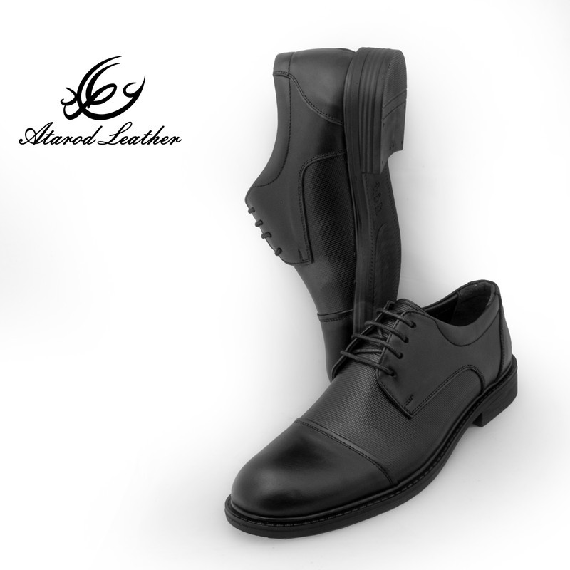 کفش مردانه چرم عطارد مدل چرم طبیعی کد SH289