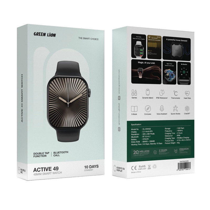ساعت هوشمند گرین لاین مدل JNB ACTIVE 49 ADVANCED LOOKING SMART
