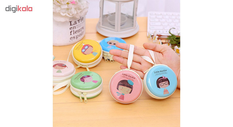 کیف هندزفری مدل LA01 طرح Little Amelie