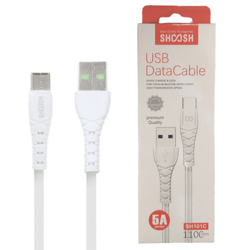 کابل تبدیل USB به USB-C شوش مدل SH101C طول 1 متر