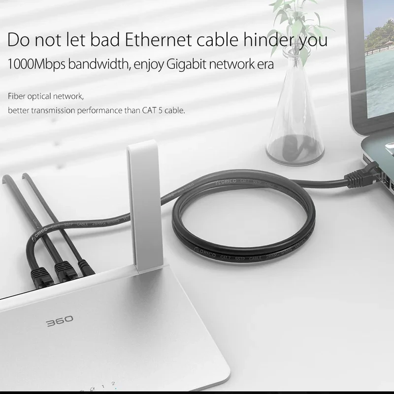 کابل شبکه CAT6 اوریکو مدل PUG-C6 طول 3 متر