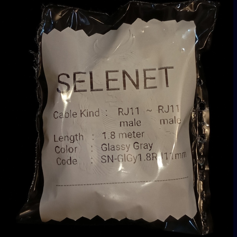 کابل تلفن سِلِنِت مدل SN-1.8RJ11 طول 1.8 متر
