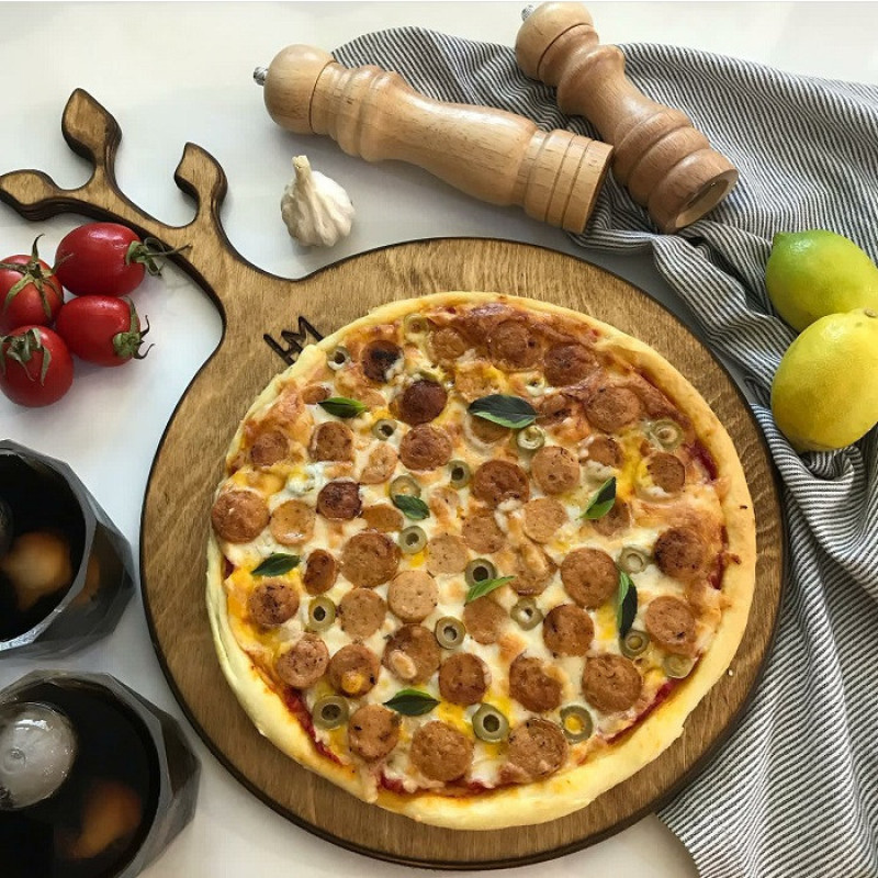ظرف پخت پیتزا به گز مدل گرد کد 30