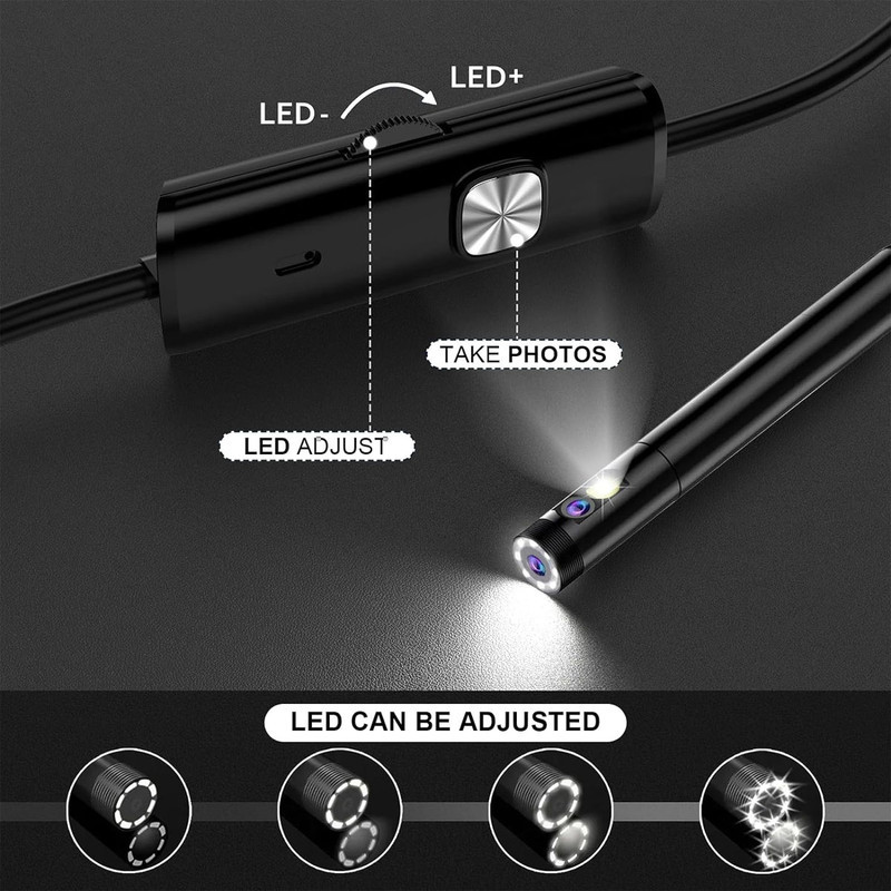 دوربین شلنگی مدل دولنز کد 10M HD Waterproof New