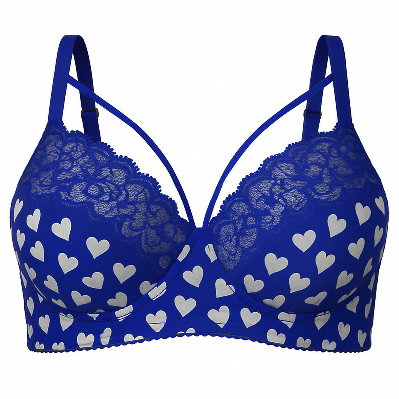 سوتین فنردار زنانه ماییلدا مدل هارنس دار قلب قلبی کد 5551
