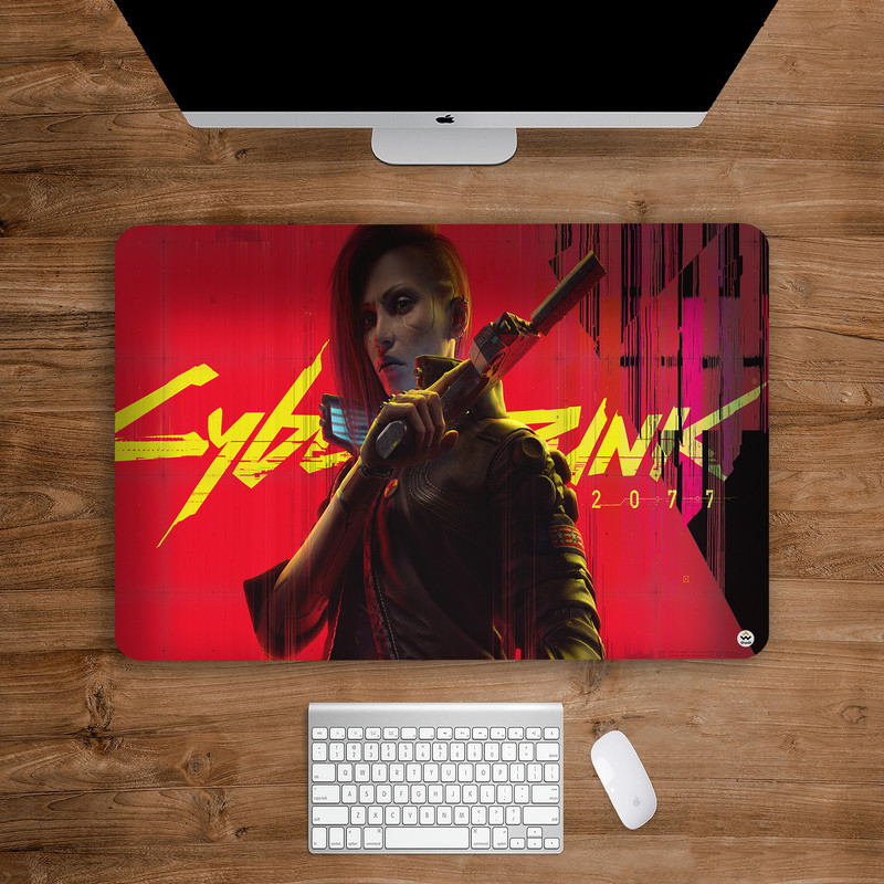 ماوس پد مخصوص بازی شادیت مدل Cyberpunk 2077 کد1218 سایز 37*24 سانتی متر