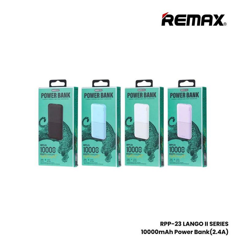 پاوربانک ریمکس مدل RPP-23 ظرفیت 10000 میلی آمپر ساعت