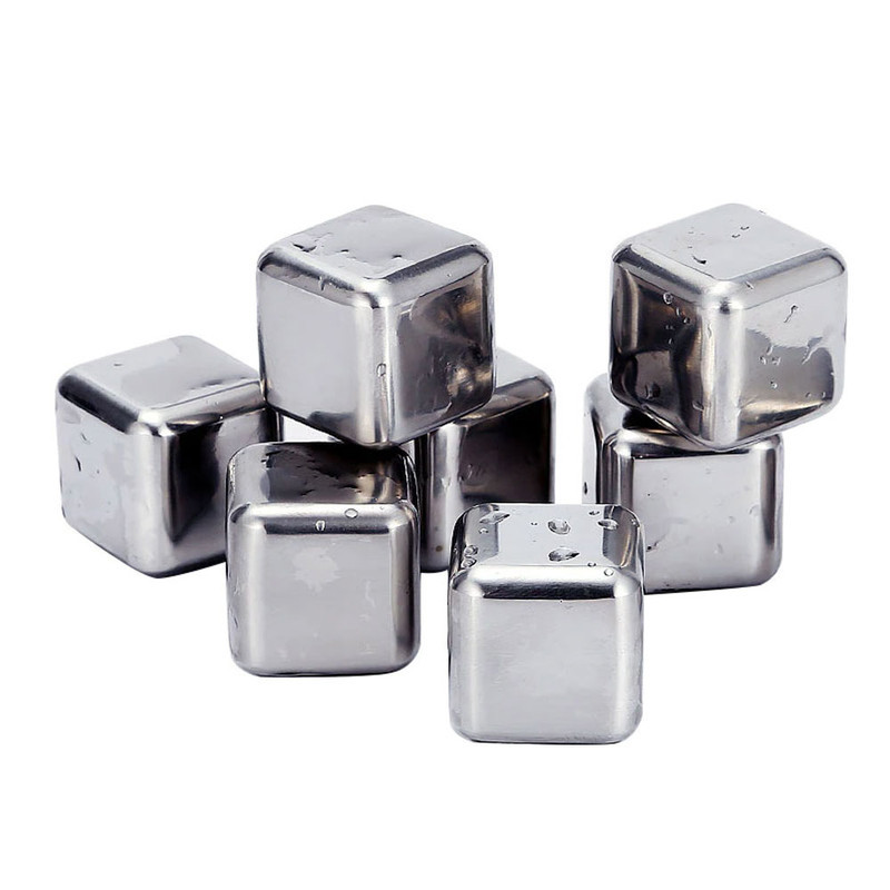 خنک‌کننده نوشیدنی مکعبی SN-FLNB-2103-20، 8 عددی، استیل ضدزنگ با سیلیکون، قابل شستشو با دست و ماشین ظرفشویی، به همراه انبر
