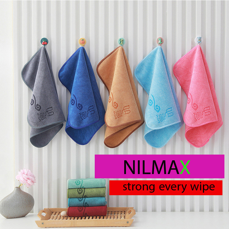 دستمال نظافت خانه و آشپزخانه میکروفایبر، حوله‌ای مدل H002 NILMAX