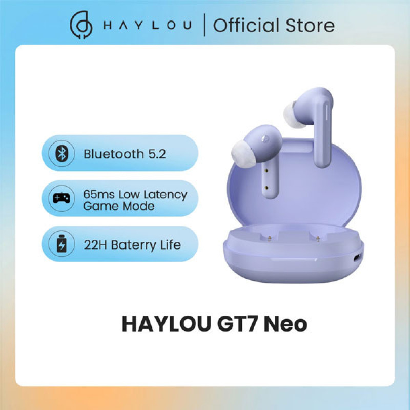 هدفون بلوتوثی هایلو مدل GT7 Neo فاقد فابلیت نویز کنسلینگ، درگاه شارژ USB Type-C، دارای پنل کنترل لمسی، مقاوم در برابر رطوبت و عرق