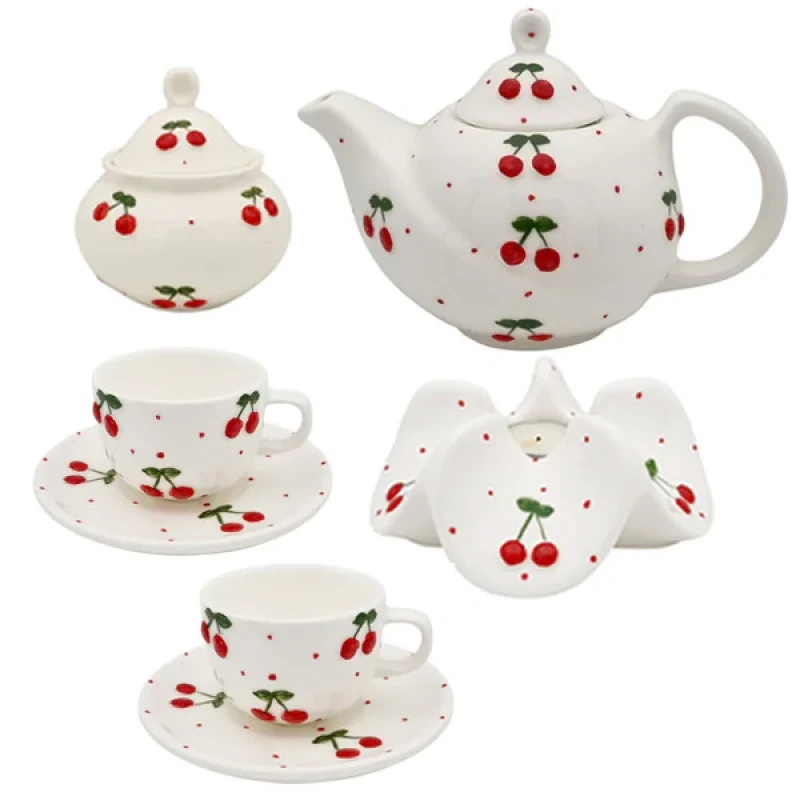 سرویس چای خوری 9 پارچه مناسب برای 2 نفره مدل پانیز کد 2426P9xalb