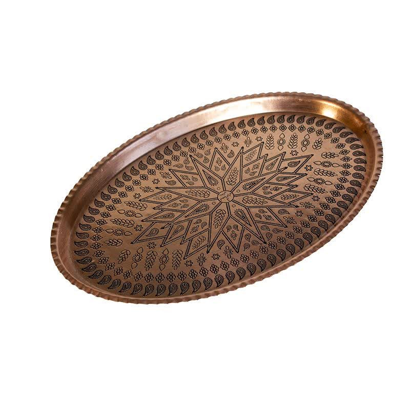 سینی مسی مدل بیضی کد za31353740