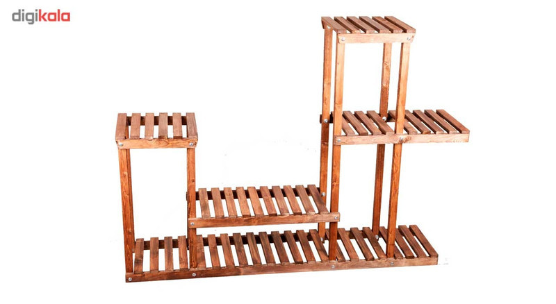 استند گل دکو وسنا مدل P9 چوبی با ابعاد 100×100×30 سانتی‌متر و وزن 10000 گرم، نیاز به سرهم شدن، همراه با برچسب و راهنمای نصب