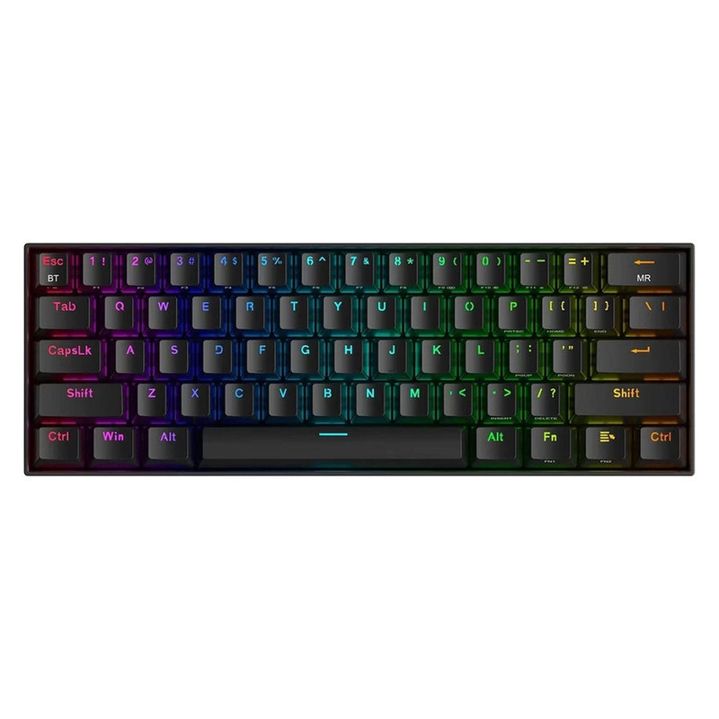 کیبورد گیمینگ ردراگون مدل DRACONIC K530 PRO، سوییچ مکانیکال قهوه‌ای، Tenkeyless، نورپردازی RGB