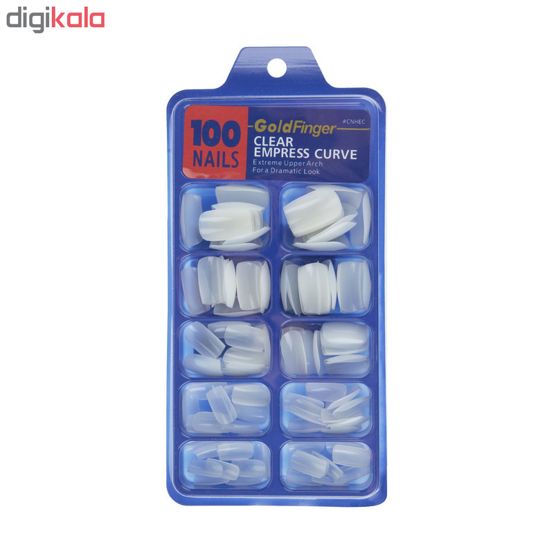 ناخن مصنوعی گلد فینگر مدل 9532T بسته 100 عددی