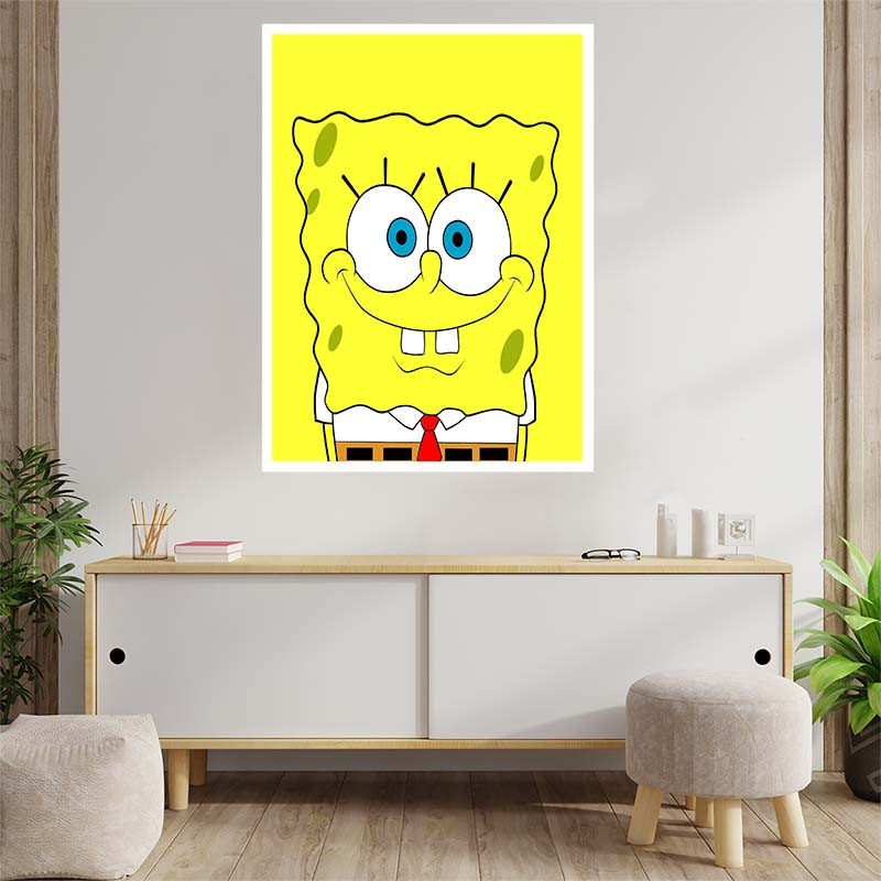 پوستر کارنيکا طرح باب اسفنجی spong bob کد 59166 مجموعه 8 عددی