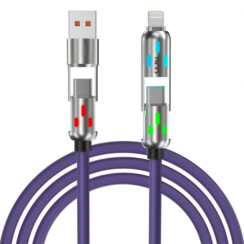 کابل تبدیل USBUSB-C به لایتنینگUSB-C تسکو مدل GCA 60 W طول 2 متر