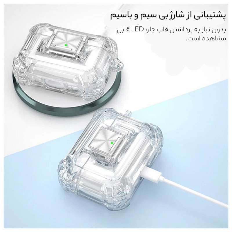 کاور سامورایی مدل Quad-13 مناسب برای کیس اپل ایرپاد Airpods Pro  Airpods Pro 2