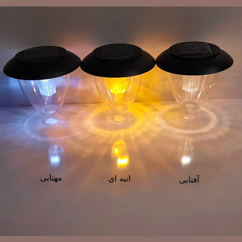 چراغ چمنی خورشیدی مدل قارچی