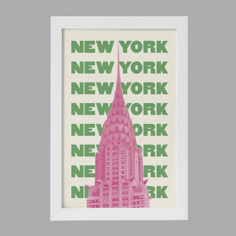 تابلو خندالو مدل نیویورک (New York) کد F5954