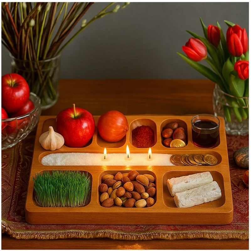 اردوخوری مدل چوبی طرح نوروز