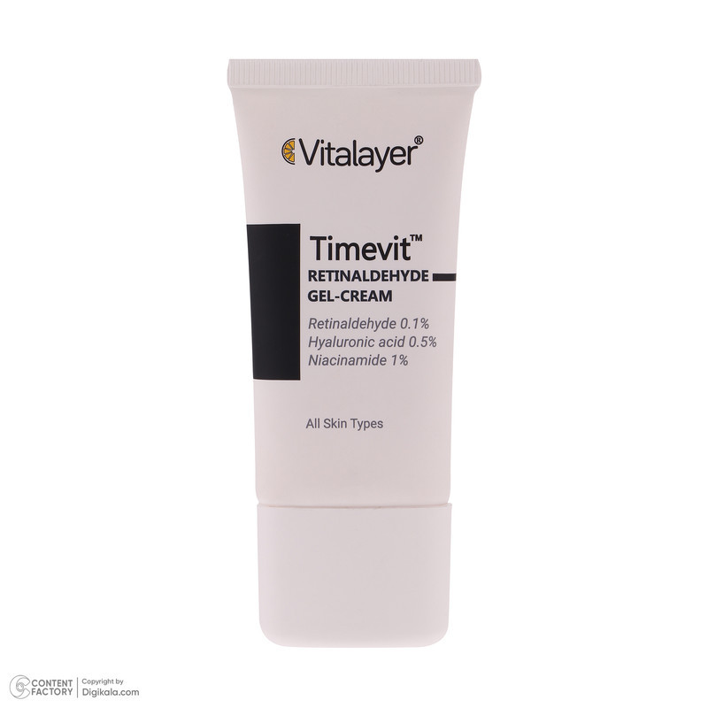 کرم ضد چروک ویتالیر مدل Timevit مناسب انواع پوست حجم 30 میلی لیتر