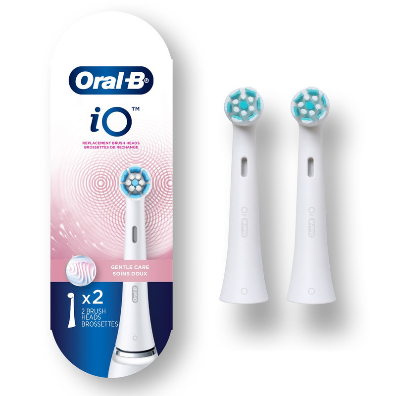 سری یدک مسواک برقی اورال-بی مدل iO GENTLE CARE بسته 2 عددی