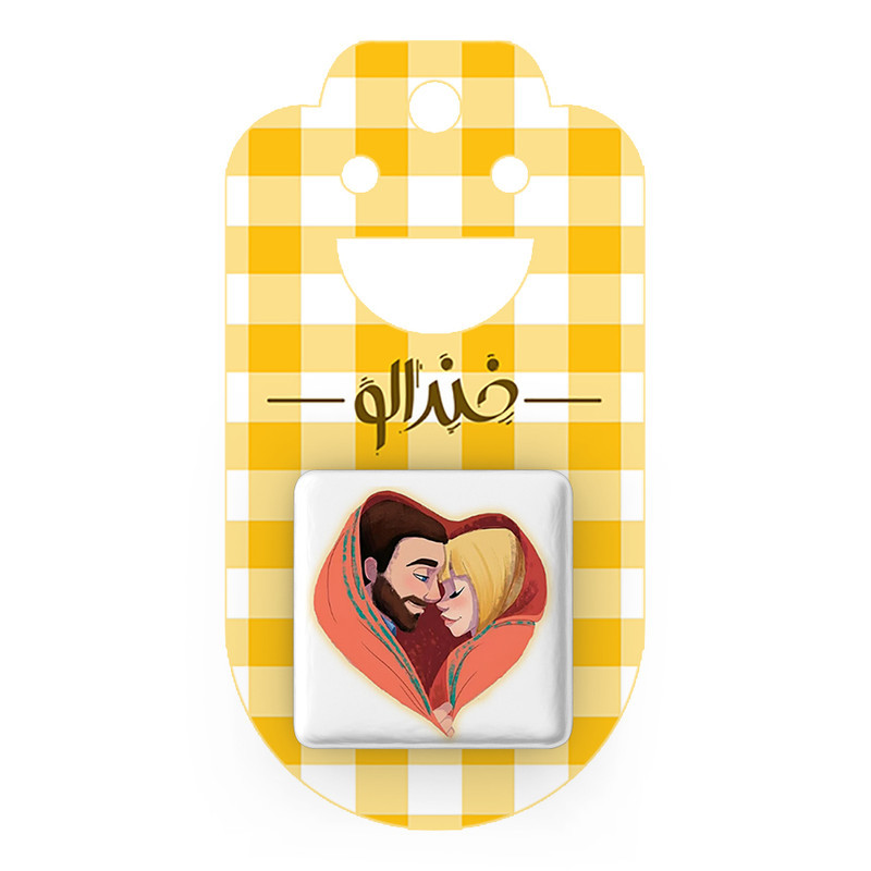 مگنت خندالو طرح عاشقانه کد 5964
