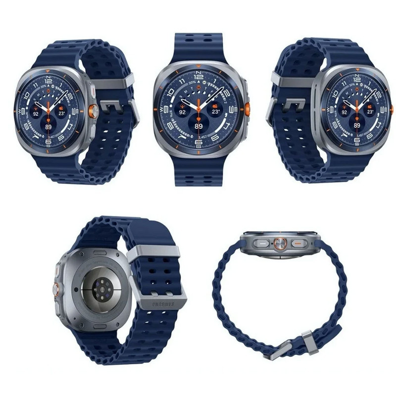 ساعت هوشمند 47 میلی‌متری سامسونگ مدل Galaxy Watch Ultra 2025 با بند مارین