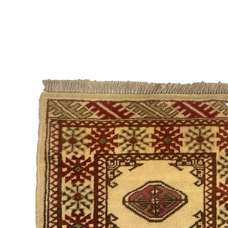فرش دستباف نیم متری مدل ترکمن کد Nkpstp5