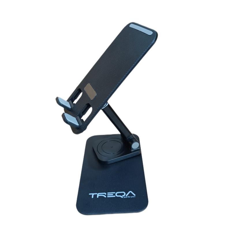 پایه نگهدارنده رومیزی گوشی موبایل و تبلت تِرِکا مدل  Almetall 360° spring BC-t19